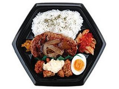 ローソン オニオンハンバーグ＆チキン南蛮弁当 商品写真