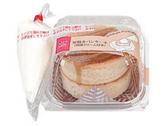 ローソン Uchi Cafe’ SWEETS 厚焼きパンケーキ ホイップクリーム付き