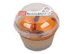 ローソン Uchi Cafe’ SWEETS 柿とほうじ茶のスイーツ 和歌山県産種なし柿トッピング
