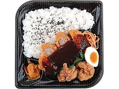 濃厚デミのメンチカツ＆唐揚弁当