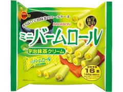 ブルボン ミニバームロール 宇治抹茶クリーム 袋148g