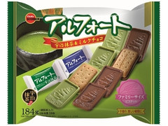 ブルボン アルフォートFS 宇治抹茶＆ミルクチョコ 商品写真