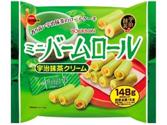 ブルボン ミニバームロール 宇治抹茶クリーム 袋148g