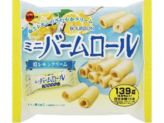 ブルボン ミニバームロール 塩レモンクリーム 袋139g