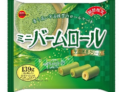 ブルボン ミニバームロール 宇治抹茶クリーム 袋139g