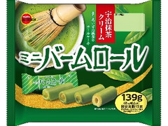 ブルボン ミニバームロール 宇治抹茶クリーム 袋139g