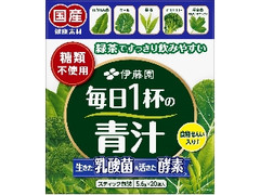 緑茶ですっきり飲みやすい毎日1杯の青汁 箱5.6g×20