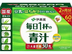 豆乳とはちみつ入りでおいしい 毎日1杯の青汁 箱60包