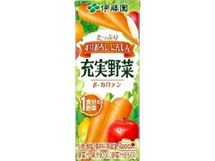 伊藤園 充実野菜 緑黄色野菜ミックス すりおろしにんじん パック200ml