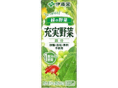 充実野菜 緑の野菜ミックス パック200ml