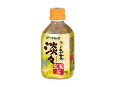 お～いお茶 淡々玄米茶 ホット用 ペット300ml