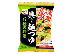 永谷園 具入り麺つゆ 6種の野菜