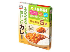 Aラベル あたためなくてもおいしいカレー ポーク中辛 5年保存 箱210g