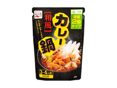 永谷園 カレー鍋 和風 袋400ml