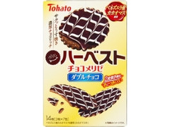 東ハト ハーベスト チョコメリゼ ダブルチョコ 箱2枚×7