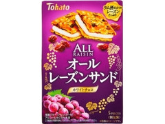 東ハト オールレーズンサンド ホワイトチョコ 箱5個