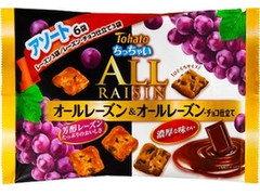 東ハト ちっちゃいオールアソート レーズン＆レーズン チョコ仕立て 商品写真