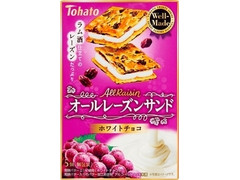 東ハト オールレーズンサンド ホワイトチョコ