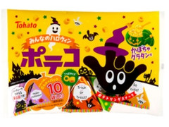 東ハト みんなのハロウィンポテコ かぼちゃグラタン味 商品写真