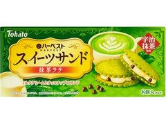 東ハト ハーベストスイーツサンド 抹茶ラテ 商品写真