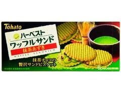 東ハト ハーベストワッフルサンド 抹茶あずき 箱6個