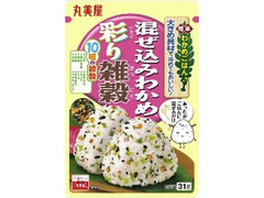 丸美屋 混ぜ込みわかめ 彩り雑穀 袋31g