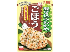 丸美屋 混ぜ込みわかめ ごぼう きんぴら風 袋31g