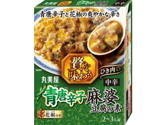 丸美屋 贅を味わう 青唐辛子麻婆豆腐の素 商品写真