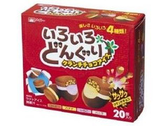 メイトー いろいろどんぐり クランチチョコアイス 4種 商品写真