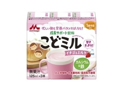 森永製菓 こどミル ドリンクタイプ イチゴ＆ミルク 商品写真