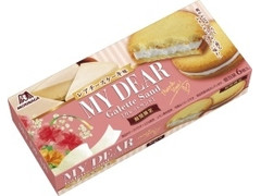 森永製菓 マイディア ガレットサンド レアチーズケーキ味 商品写真