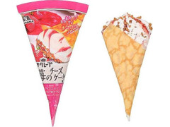 森永製菓 ザ・クレープ 苺のチーズケーキ味 商品写真