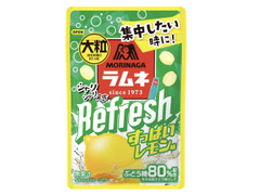 森永製菓 大粒ラムネRefresh すっぱいレモン味 商品写真