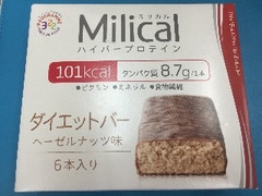 大塚製薬 Milical ダイエットバー ヘーゼルナッツ味 商品写真