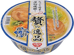 日清食品 贅の逸品 芳醇鶏しおラーメン 商品写真