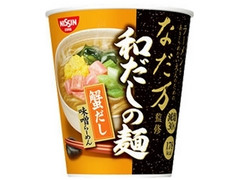 日清食品 なだ万監修 和だしの麺 蟹だし味噌 商品写真