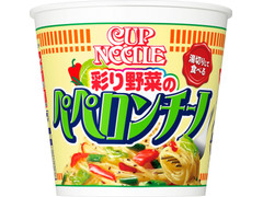 日清食品 カップヌードル パスタスタイル 彩り野菜のペペロンチーノ 商品写真