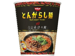 日清のとんがらし麺 うま辛担々麺 カップ71g