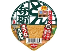 日清食品 日清のどん兵衛 きつねうどんミニ 食べ比べ 西 カップ42g