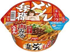 日清食品 日清のどん兵衛 汁なしピリ辛肉みそうどん 商品写真