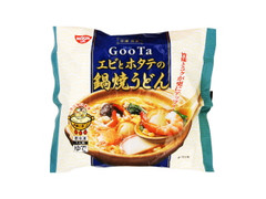 日清食品 冷凍 GooTa エビとホタテの鍋焼うどん 商品写真