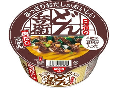 あっさりおだしがおいしいどん兵衛 4種の具材が入ったきざみ肉だしうどん カップ72g