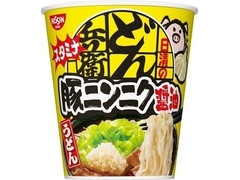 日清食品 日清のスタミナどん兵衛 豚ニンニク醤油うどん 商品写真