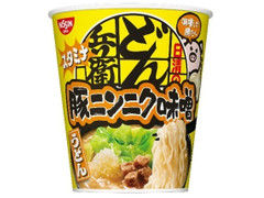 日清食品 日清のスタミナどん兵衛 豚ニンニク味噌うどん