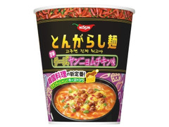 日清食品 日清のとんがらし麺 甘辛チーズヤンニョムチキン味