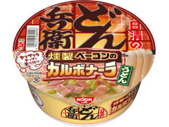 日清食品 日清のどん兵衛 燻製ベーコンのカルボナーラうどん