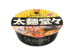 日清 太麺堂々 濃厚魚介豚骨醤油 カップ136g