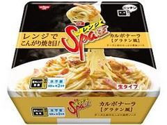 日清食品 レンジSpa王 カルボナーラ グラタン風 商品写真