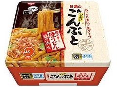 日清食品 レンジごんぶと 鰹が香る焼うどん醤油味 商品写真