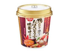 日清食品 おとうふ膳 鴨だしで味わうおぼろどうふの吹寄せスープ 商品写真